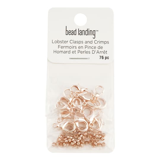 12 Pack: Lobster Clasps & Crimps Set by Bead Landing